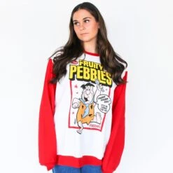 Flintstones Fruity Pebbles Crewneck Sweater - Cakeworthy