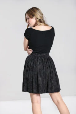 Miffy Mini Skirt - Hell Bunny -HELL BUNNY SHOP hlb50107 miffy mini skirt black 03 1