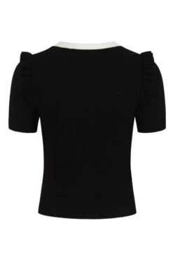 Colette Top - Hell Bunny -HELL BUNNY SHOP hlb60120z colette top blk 12 large 5912ecf4 4dd9 4ace bcb5 90a3ee31cb60