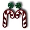Candy Cane Acrylic Earrings -HELL BUNNY SHOP image 4b263bf0 f250 4f0d a93d 69e7744a6c93