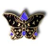 Gold Ornate Butterfly Enamel Pin Badge -HELL BUNNY SHOP image f45100f3 1070 4274 aa17 a54c59a9842b