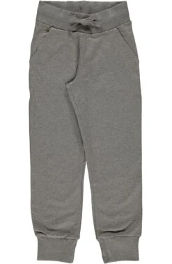 Children's Light Grey Melange Sweatpants - Maxomorra (Last Available)