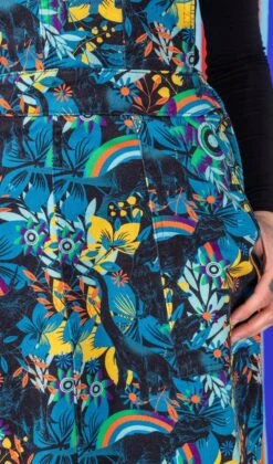 Blue/Black Jurassic World Dinosaur Pinafore - Run & Fly -HELL BUNNY SHOP jurassicblackpinny6 590x 16d4afe9 9a76 494a a808 0b64909c7f9f