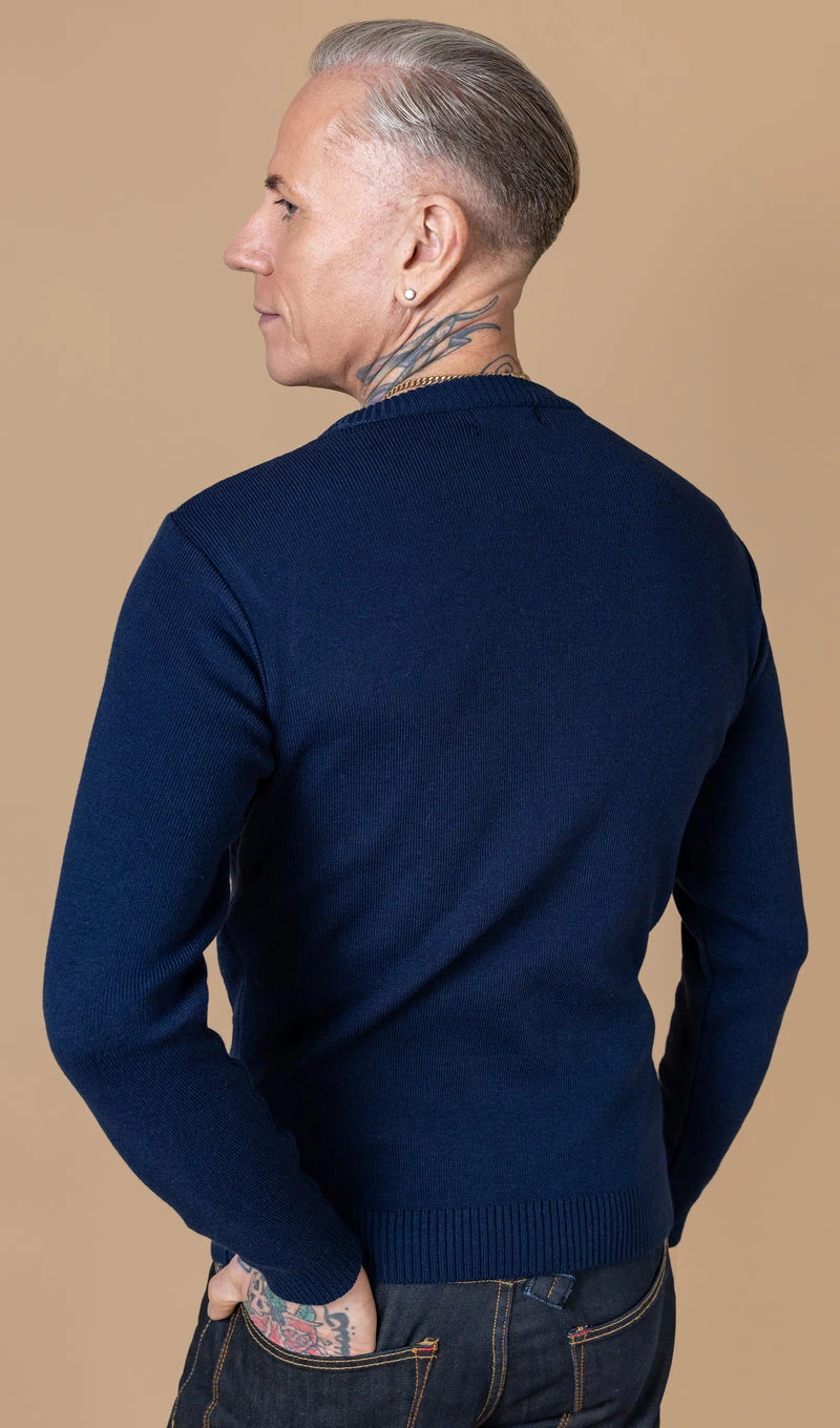 Navy Lightning Bolt Jumper - Run & Fly 5 Navy Lightning Bolt Jumper - Run & Fly - Image 3