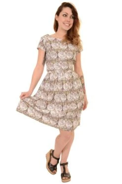 Atlas Map Tea Dress - Run & Fly (Last Available)