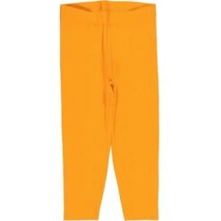 Children's Tangerine Cropped Leggings - Maxomorra (Last Available)