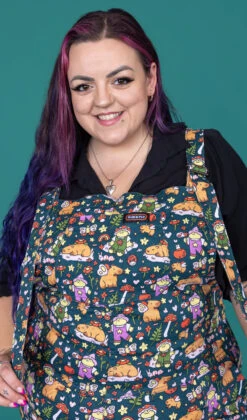 Nimbob Capybara Fairies Stretch Twill Dungarees - Run & Fly -HELL BUNNY SHOP nimbob2 1 c9c28ddc d4bf 4bd3 aec4 4c982155febf