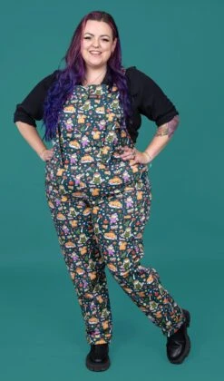 Nimbob Capybara Fairies Stretch Twill Dungarees - Run & Fly -HELL BUNNY SHOP nimbob6 1 0f36f955 c8ad 46fc ac2f 4061935bc89d