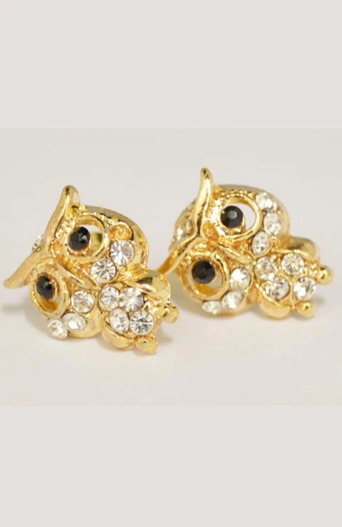 Cute Owl Gem Stud Earrings 3 Cute Owl Gem Stud Earrings