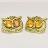 Owl Gem Stud Earrings (Last Available) -HELL BUNNY SHOP owl4