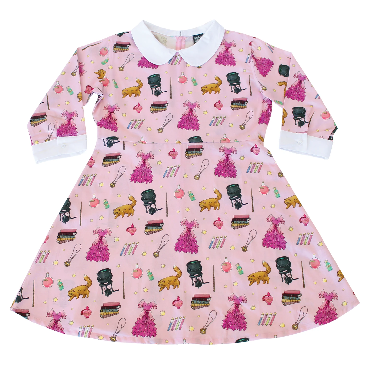 Harry Potter Hermione Collared Dress - Cakeworthy 6 Harry Potter Hermione Collared Dress - Cakeworthy - Image 4