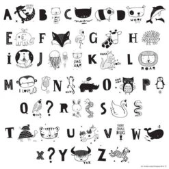 A5 & A4 Lightbox Letter ABC Animal Set - A Little Lovely Company
