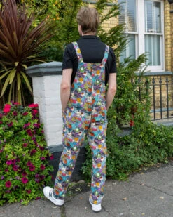 Spooky Stuff Stretch Twill Dungarees - Run & Fly 8 Spooky Stuff Stretch Twill Dungarees - Run & Fly -HELL BUNNY SHOP spookystuffdungs4