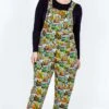 Tarot Dinosaurs Stretch Twill Dungarees - Run & Fly 2 Tarot Dinosaurs Stretch Twill Dungarees - Run & Fly -HELL BUNNY SHOP tarotwht1