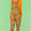 Tutti Frutti Stretch Twill Dungarees - Run & Fly